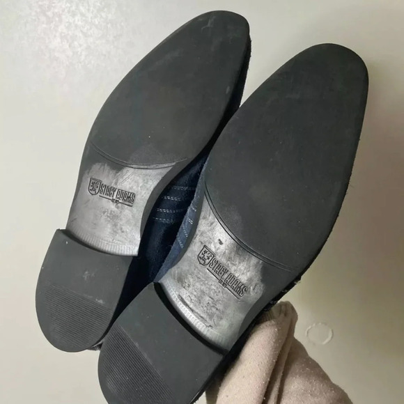 Suede Loafer Slip On Shoe Preppy Mens Size 10.5 STACY ADAMS - Picture 6 of 11